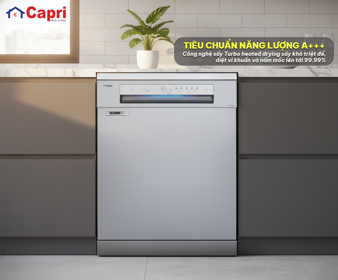Máy rửa chén âm tủ cao cấp Capri